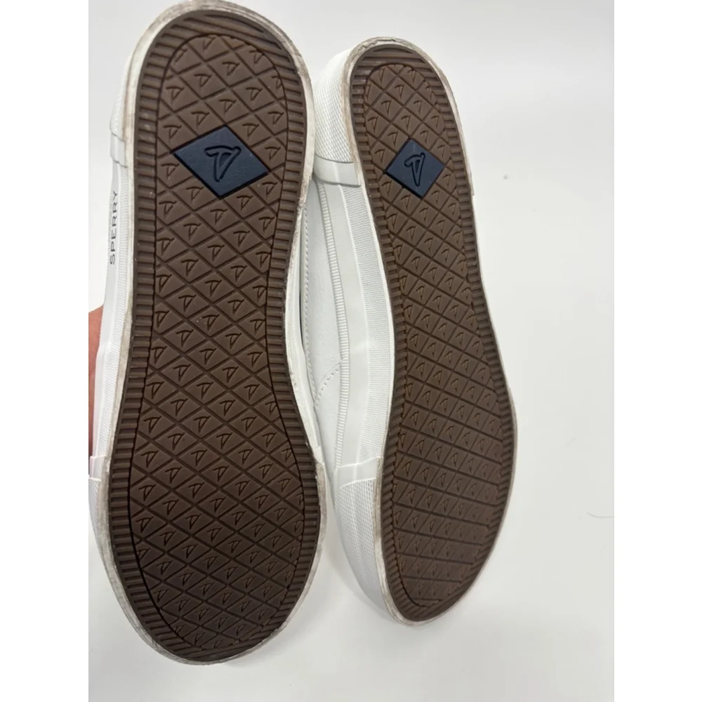 Womens Sperry Sneakers, Size 9, White